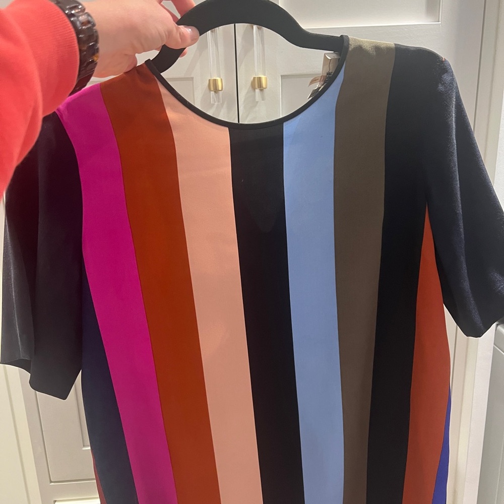 Diane Von Furstenberg silky t shirt dress